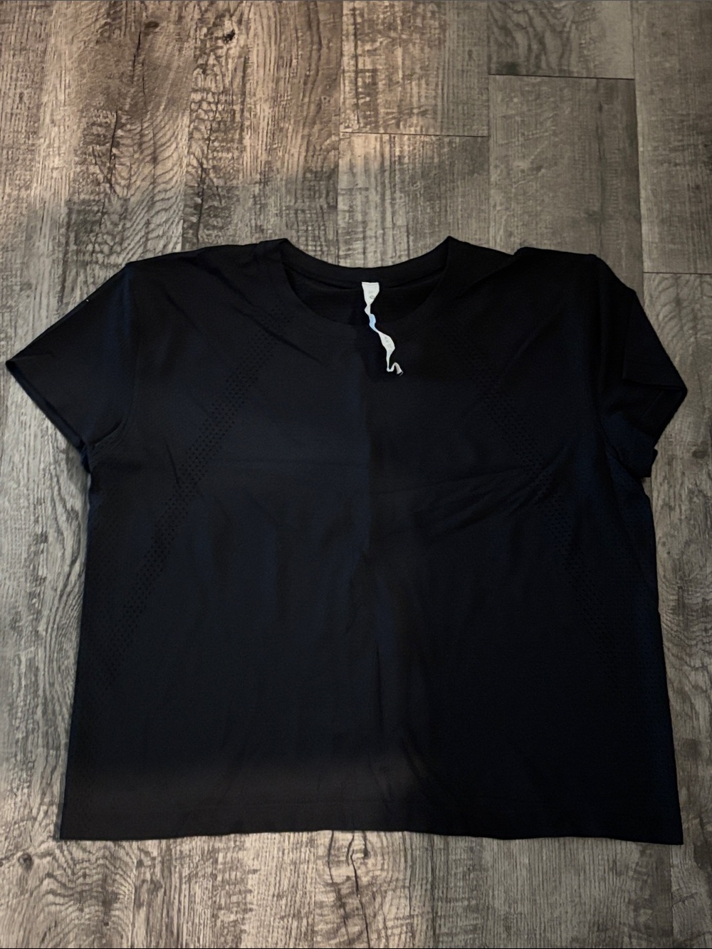 Lululemon Short Sleeve Crew Tee - Black - Size 12 - Picture 1 of 4